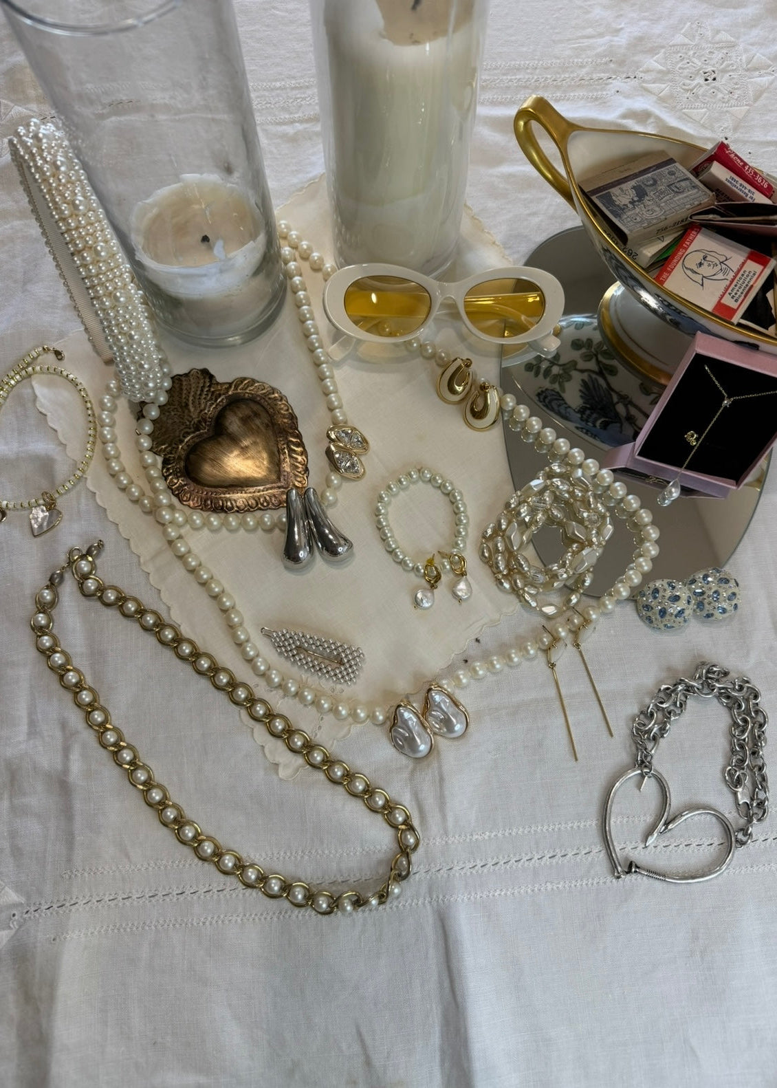 Grandma's Long Pearls