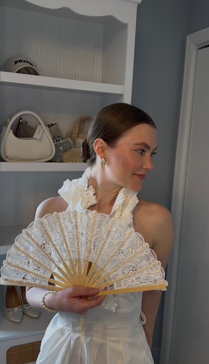 Bloom & Lace Fan