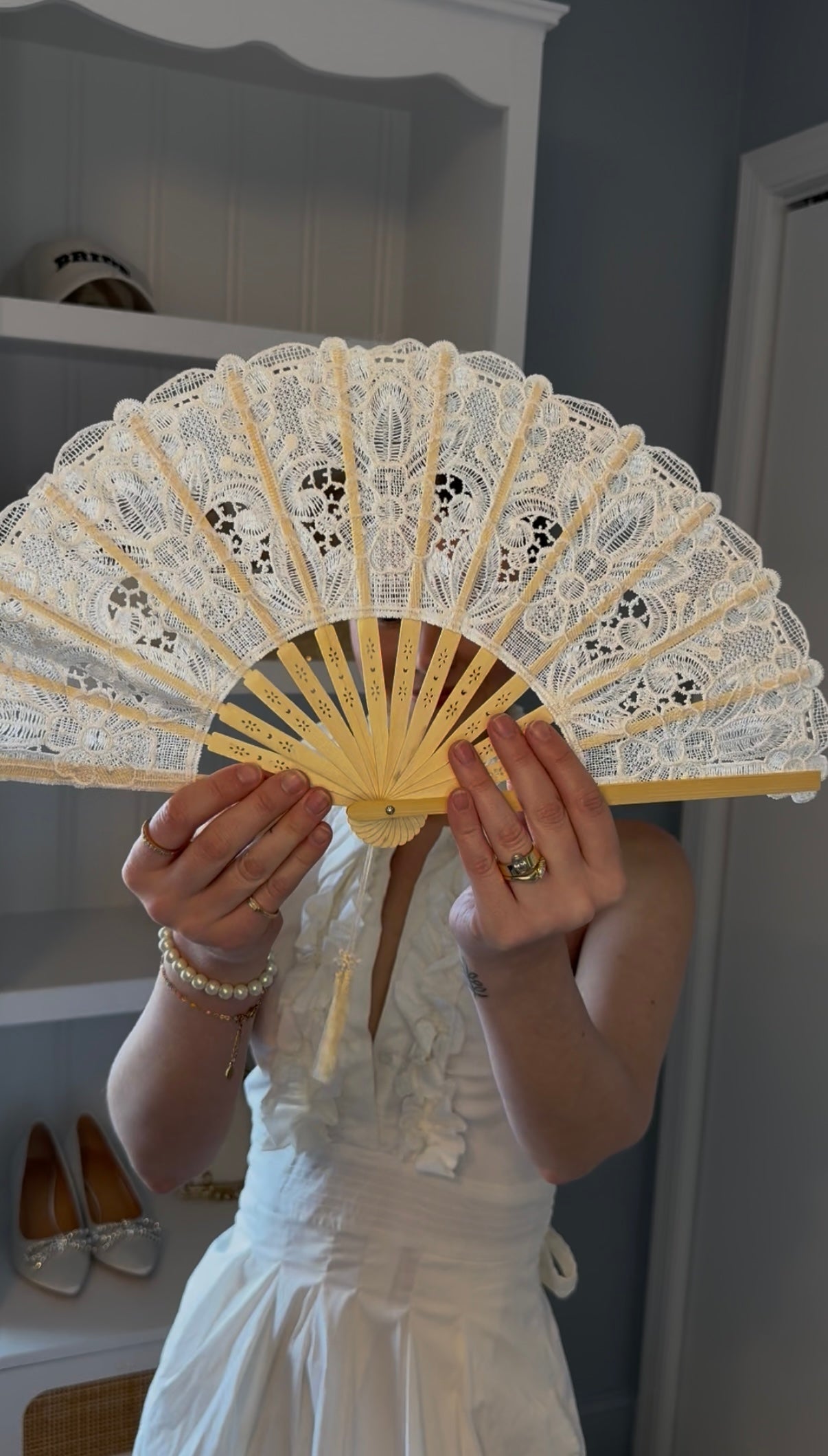 Bloom & Lace Fan