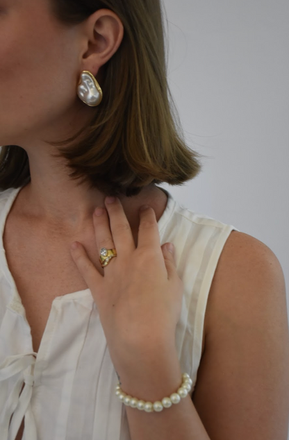 Pearl Me Crazy Earrings